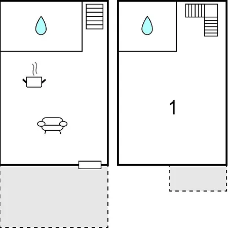 One-bedroom In 公寓 拉巴克